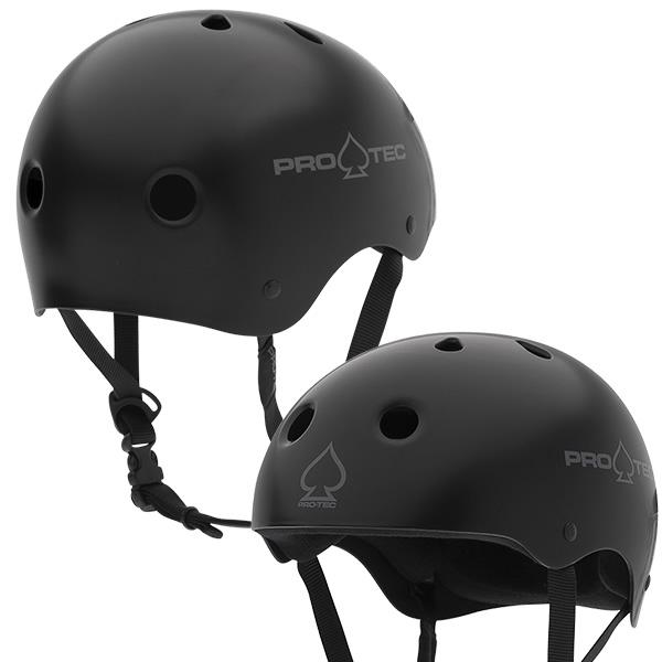 スケボー ヘルメット PROTEC HELMET CLASSIC SKATE マットブラック (子供用)(女性用)(大人用)(スケートボード