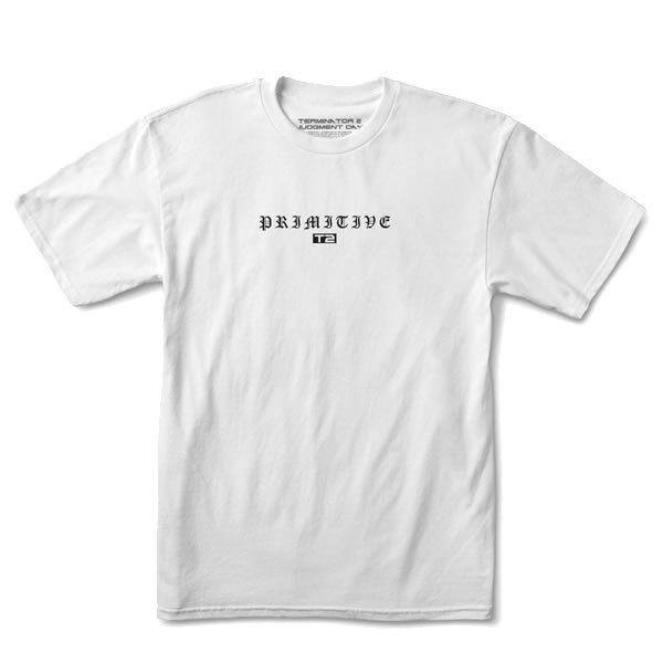 Primitive プリミティブ Tシャツ ターミネーター2 Machine 激安通販 ホワイト スケボー ブランド Tee
