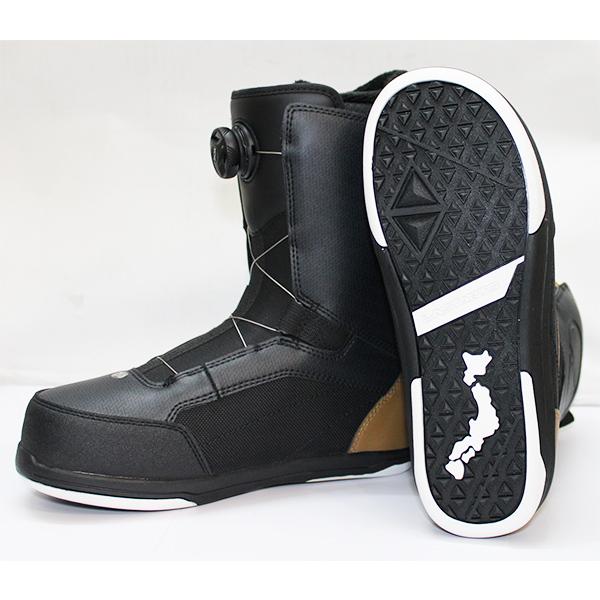 ラスターツ レディース スノーボードブーツ LS878BOA ブラックブラウン