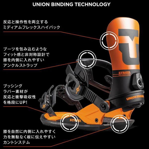 ユニオン ビンディング UNION STRATA ストラータ BLACK 日本正規品(22-23 2023)スノーボード ビンディング|websports|06