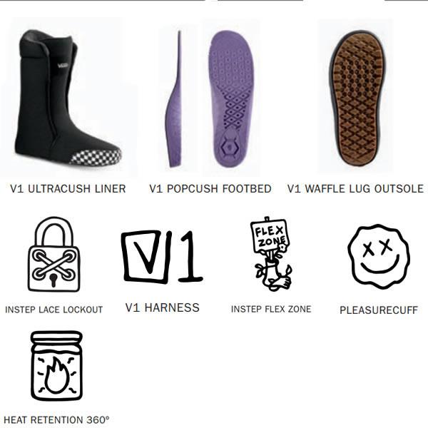 VANS（ヴァンズ） バンズ スノーボード ブーツ メンズ HI-STANDARD OG