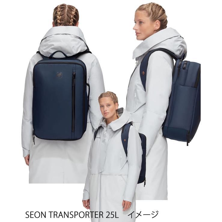 マムート リュック ビジネス Seon Transporter 25L(2510-03911)ブラック mammut リュック セオン マムート バッグ ビジネス｜websports｜05