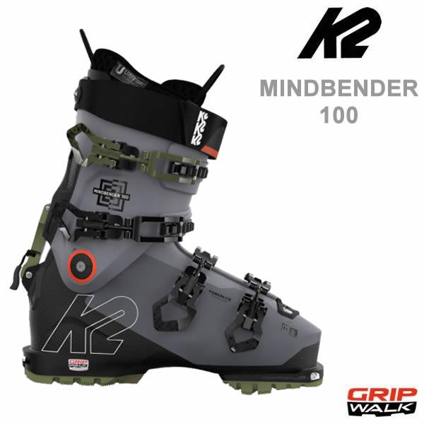 K2 スキーブーツ MINDBENDER 100 MV テックビンディング対応（22-23 2023)ケーツー フリースタイルスキー ブーツ