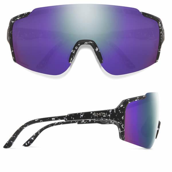 SMITH（スミス） サングラス FLYWHEEL MATTE Black Marble -VIOLET