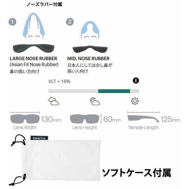 SMITH（スミス） サングラス FLYWHEEL MATTE Black Marble -VIOLET