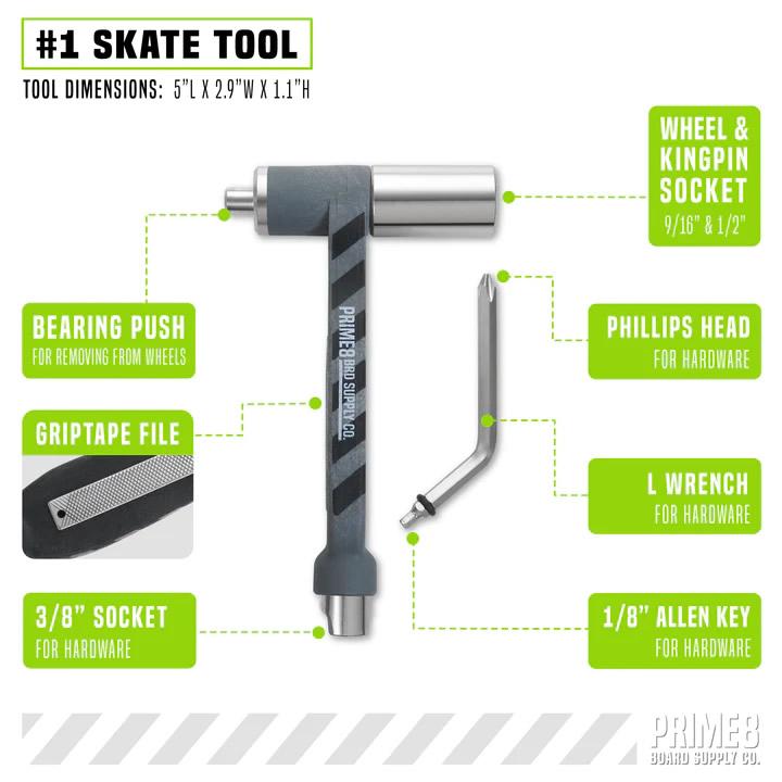 スケートツール PRIME8 プライムエイト SKATE TOOL 1 スケートツール 工具 スケートレンチ【C1】 35743