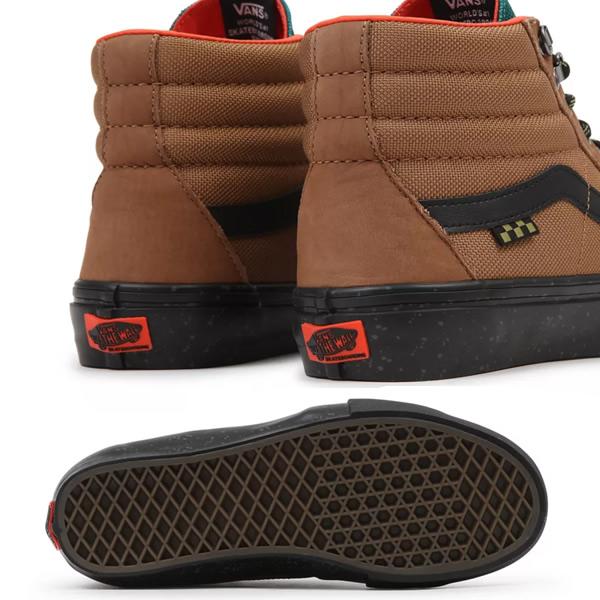VANS スニーカー ハイカット SKATE SK8-HI OUTDOOR BROWN