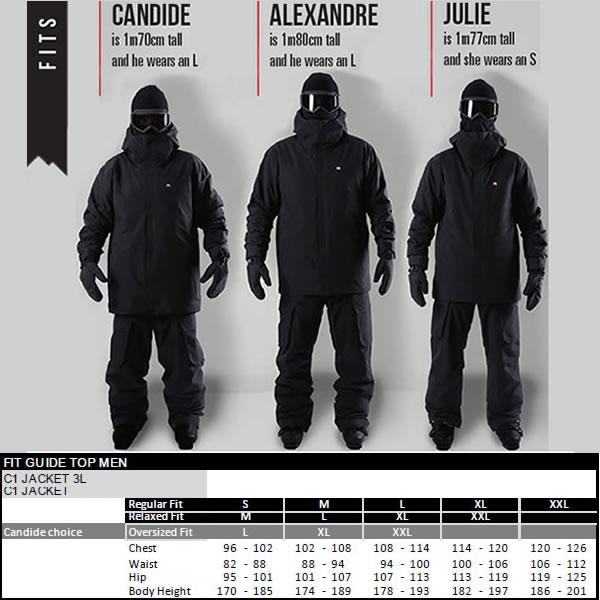 CANDIDE キャンディッド スキーウェア C1 JACKET INSULATION / JAMAICA
