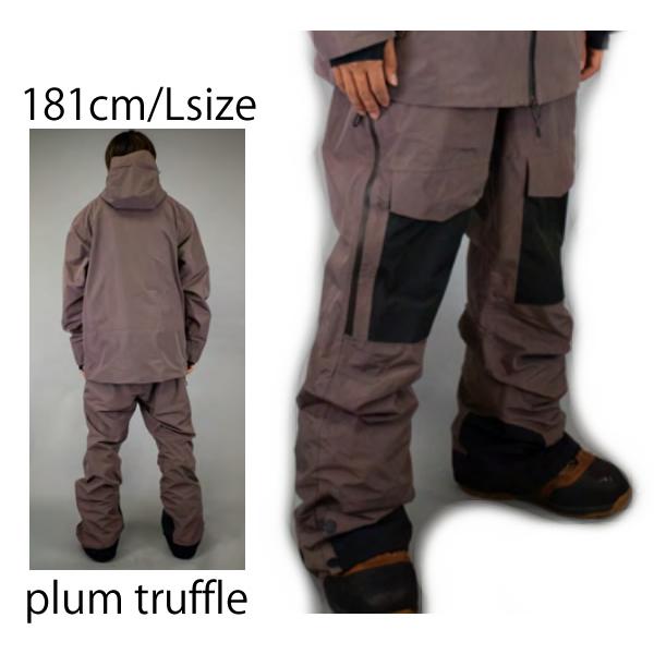 PICTURE ピクチャー ウェア U66 BIB -pt  ビブパンツ /  PLUM TRUFFLE (2023-2024)　 スノーボード ウェア メンズ｜websports｜03