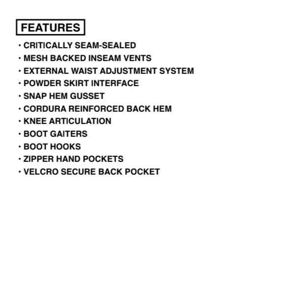 SESSIONS（セッションズ） ウェア CAPITAL -pant ウェストゲーター