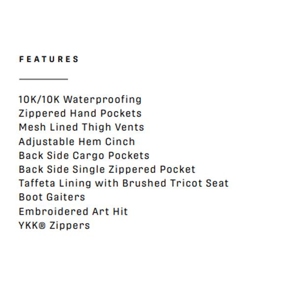 ARMADA（アルマダ） スキーウェア ARMADA TEAM ISSUE 2L -pants パンツ