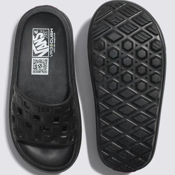 VANS バンズ サンダル SLIDE-ON VR3CUSH BLACK(VN000BCCBLK)メンズ レディース VANS ヴァンズ｜websports｜03