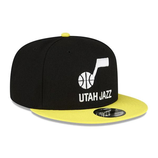 ニューエラ メッシュ キャップ NBA 9FIFTY ユタ ジャズ UTAH JAZZ ブラック イエロー (13704980)  950 NEWERA  正規品 帽子｜websports｜04