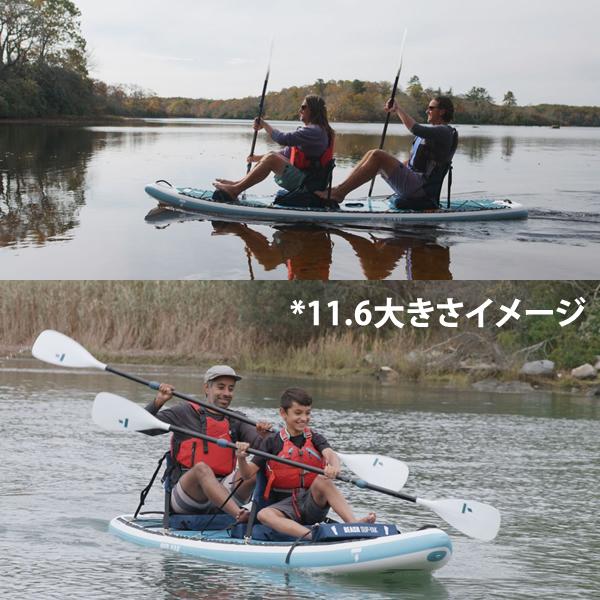 サップ スタンドアップパドル インフレータブル 空気式 TAHE タヘ 11'6'' BEACH SUP YAK ボード・パドル・リーシュ SUPセット｜websports｜04