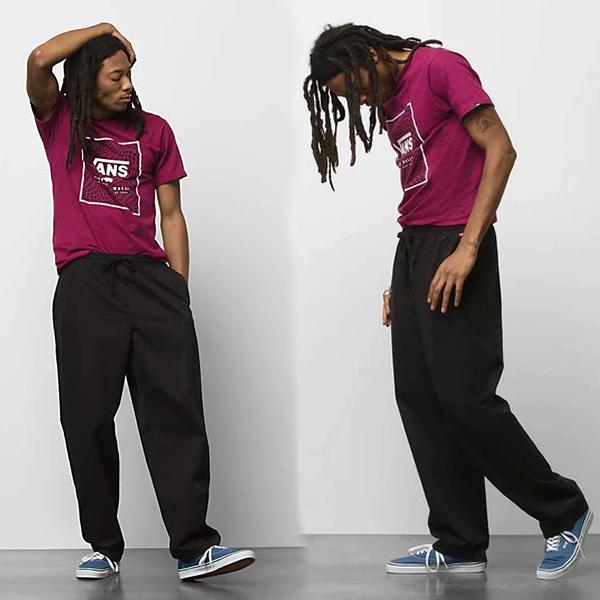 VANS vans アパレル RANGE BAGGY TAPERED ロングパンツ BLACK VANS vans アパレル RANGE BAGGY TAPERED ロングパンツ BLACK