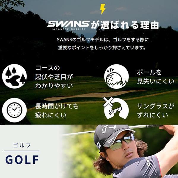 スワンズ サングラス 偏光 岩井姉妹 プロデュース 限定モデル ER5-0167-23LTD CLA マットクリア ULTRA for GOLF ゴルフ｜websports｜08