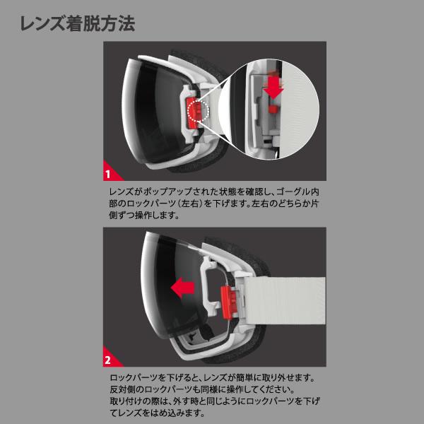 SWANS（スワンズ） スキーゴーグル 偏光レンズ RIDGELINE RL-MDH-PU-LP