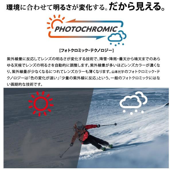 SWANS（スワンズ） スキーゴーグル 調光レンズ RACAN RA-MDH-CU-LG-UF