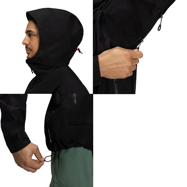 マムート ジャケット メンズ ゴアテックス GORE-TEX AYAKO PRO 2.0 HS HOODED Jacket 1010-30280 BLACK 0001 mammut マムート ジャケット メンズ ゴアテックス GORE-TEX AYAKO PRO 2.0 HS HOODED Jacket 1010-30280 BLACK 0001 mammut