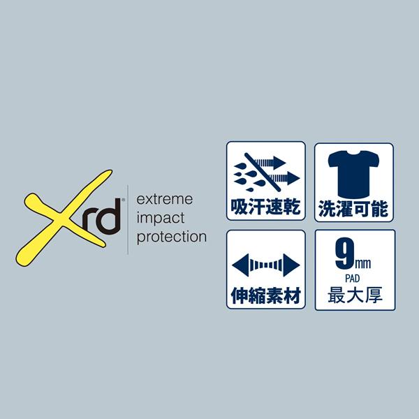 プロテクター ebs エビス PALM PAD XRD 手の平ガード パッド入り 衝撃