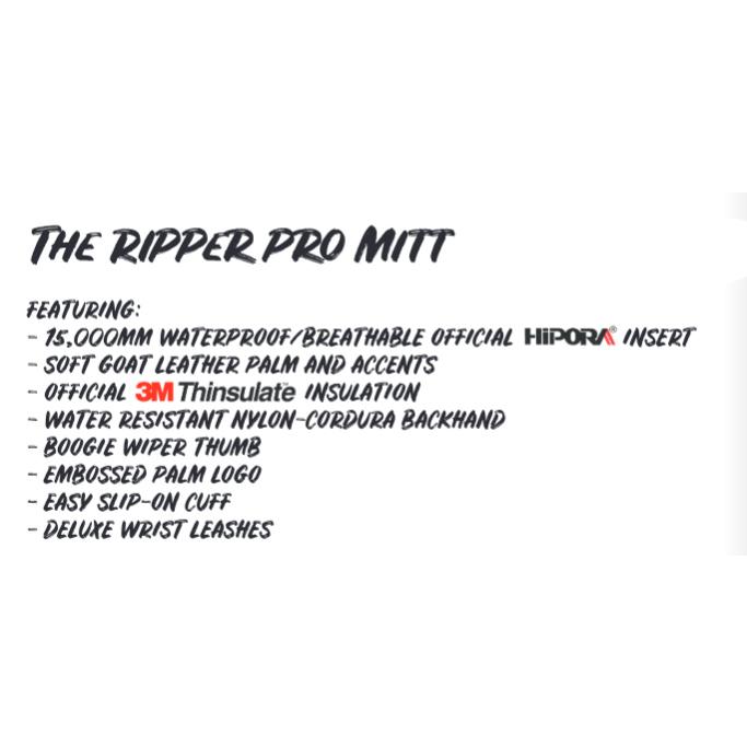 RAD GLOVES ラッドグローブ THE RIPPER PRO MITTEN /SKETCHY ミトングローブ スキー スノーボード ...