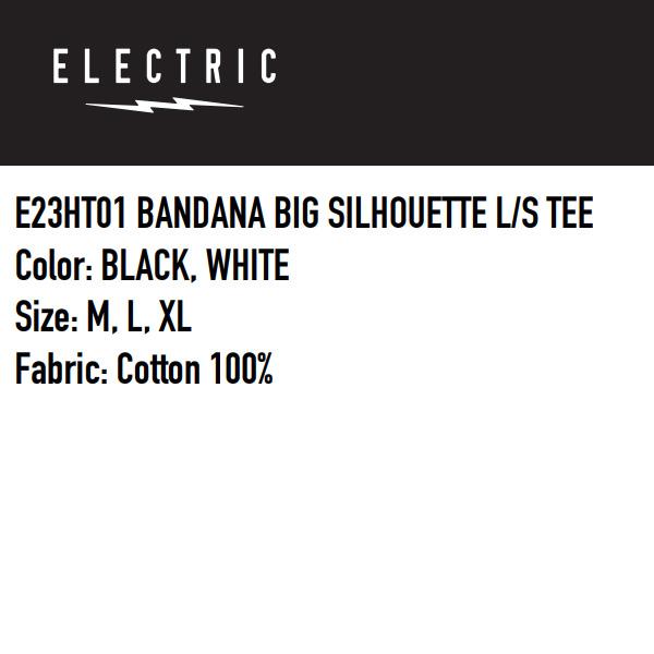 エレクトリック ロンt  ELECTRIC BANDANA BIG SILHOUETTE L/S TEE / BLACK エレクトリック スノーボード｜websports｜03