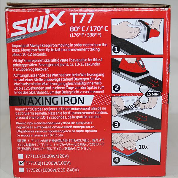 SWIX スウィックス T77 ワクシングアイロン 100V・1000W ホット SWIX スウィックス T77 ワクシングアイロン 100V・1000W ホット