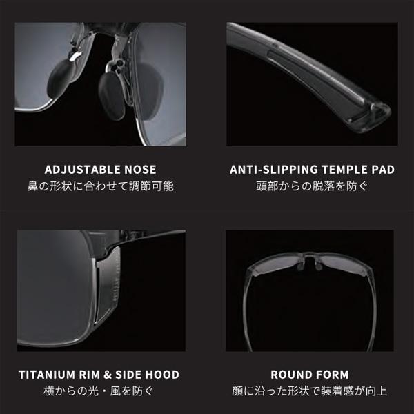 OUTLAND 調光サングラス OL-503 WABASH CLEAR NEUTRAL GRAY / 調光 SILVER MIRROR  アウトランド  釣り フィッシングの画像