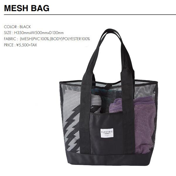 ELECTRIC（エレクトリック） メッシュトートバッグ MESH TOTE BAG 爆買