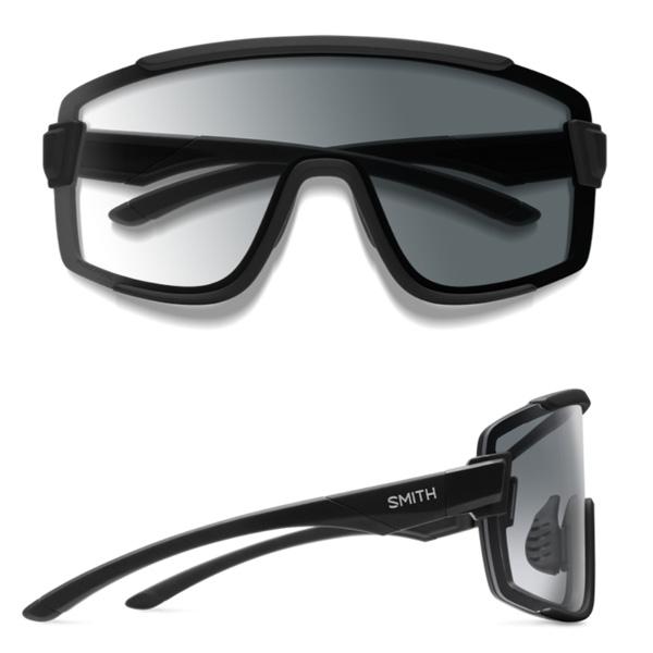 SMITH Wildcat Matte Black - 調光レンズ付き
