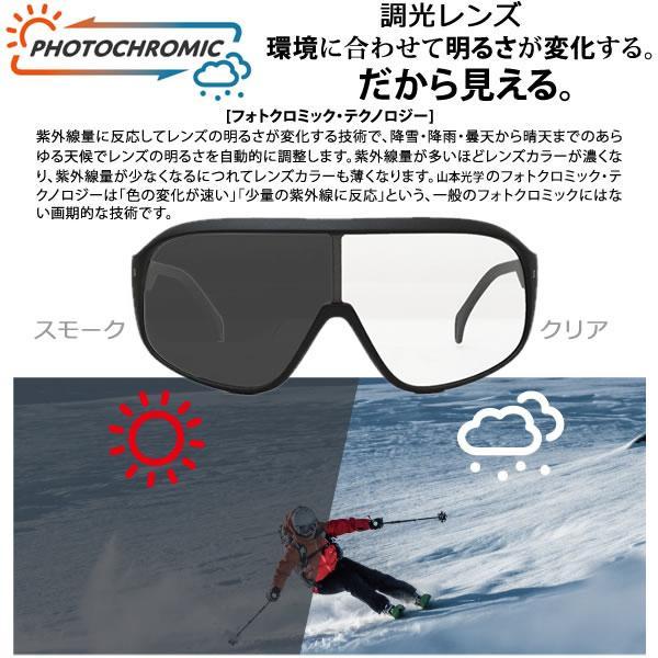 SWANS（スワンズ） SNOWFIELD 調光サングラス SF-12 マットガン