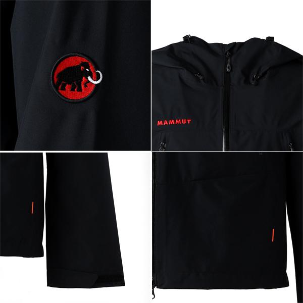 マムート ジャケットパンツ　 ゴアテックス GORE-TEX CLIMATE レインスーツ　BLACK -black 1010-26552  0052 mammut ゴアテックス ジャケット｜websports｜05