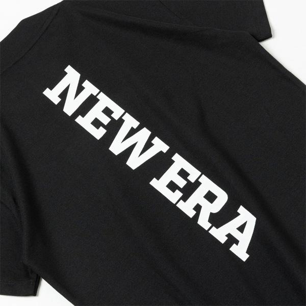 ニューエラ ゴルフウェア  Women's 半袖 鹿の子 ミッドネック Tシャツ Vertical Logo ブラック (14108985) NEWERA  日本正規品｜websports｜04