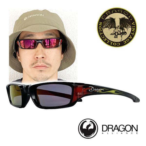 ドラゴン（DRAGON） サングラス TRAP BLACK FLAME / GREY ION (FLAME