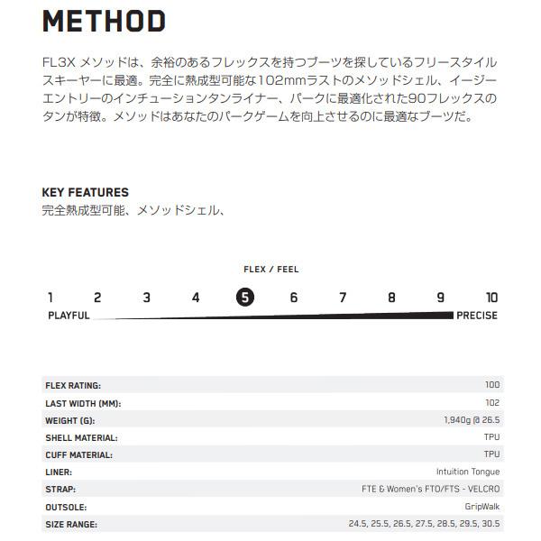 K2(スキー、スノーボード) K2 スキーブーツ FLEX METHOD (24 K2(スキー、スノーボード) K2 スキーブーツ FLEX METHOD (24