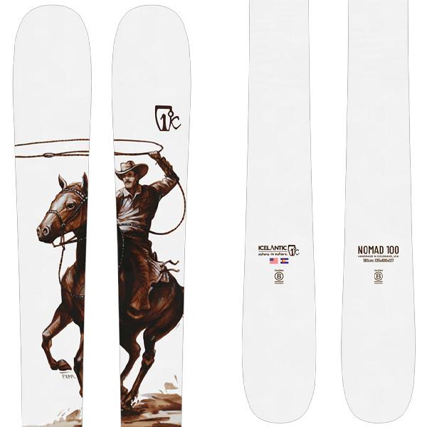 ICELANTIC アイスランティック スキー (24-25 2025) NOMAD 100 + ICELANTIC アイスランティック スキー (24-25 2025) NOMAD 100 +