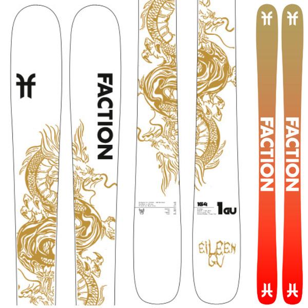 FACTION スキー板 PRODIGY 1 GU 限定 (24-25 2025) + 25 FACTION スキー板 PRODIGY 1 GU 限定 (24-25 2025) + 25