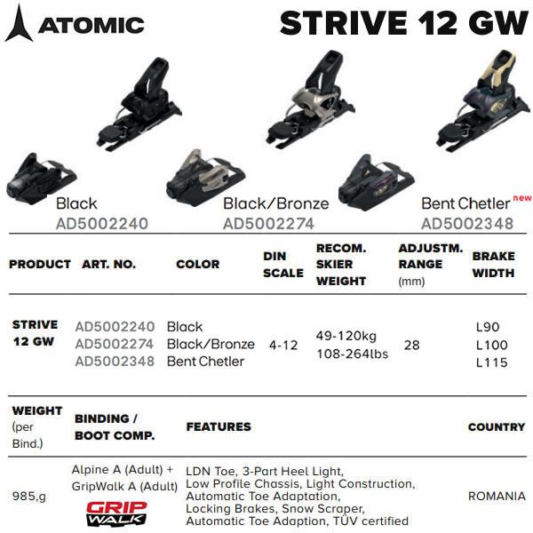 FACTION スキー板 PRODIGY 1 GU プロディジー1 グー 限定モデル (24-25 2025) + 26 アトミック STRIVE 12 日本正規品_6