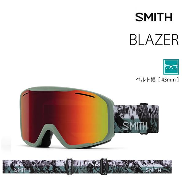 ゴーグル SMITH(スミス)Blazer SAGE BRUSH PASTEUP SMITH（スミス） ゴーグル BLAZER Sage Brush Paste Up / RED SOL-X