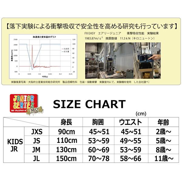 ヒッププロテクター キッズ NEO エフエックス イージーガード エアリー ジュニア BA331 子供用 : 38841 ...