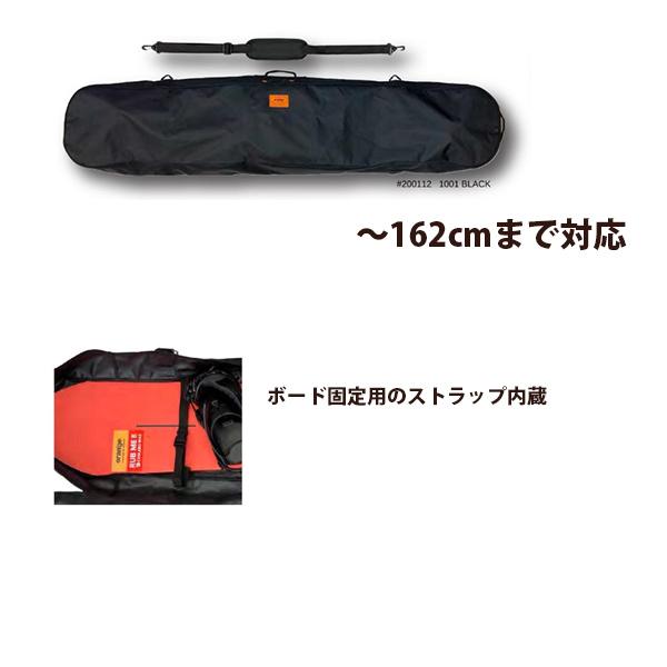 BURTON スノーボード オレンジ/黒 ケース付き オレンジ スノーボードケース ORAN'GE MULTI BOARD BAG マルチボード