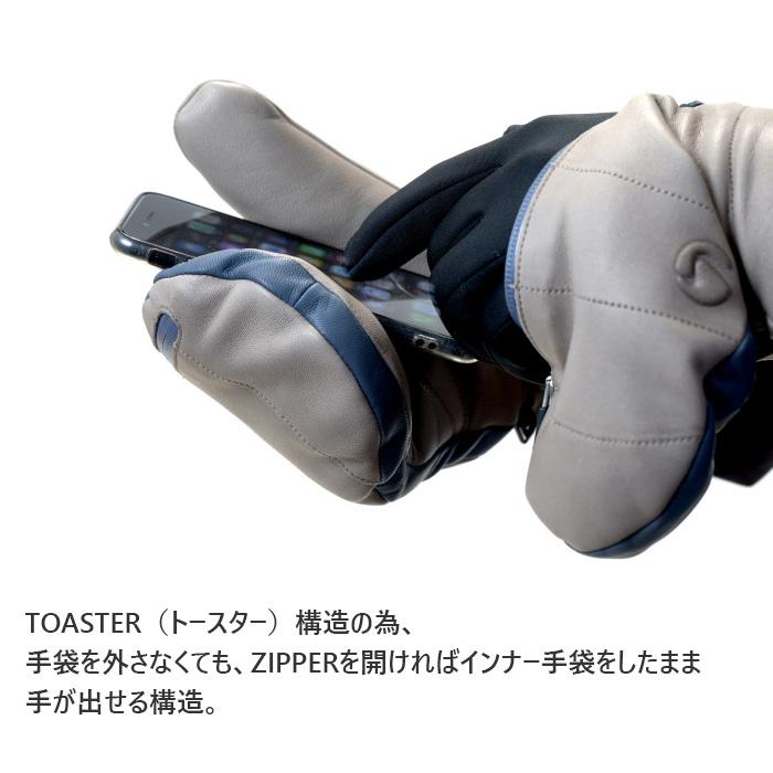 スキー グローブ ミトン 手が出せる スワニー SWANY レディース TS