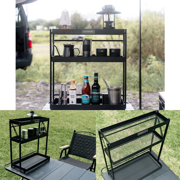 FOLDING SHELF 折り畳み収納棚 持ち運び フォールディングシェルフ