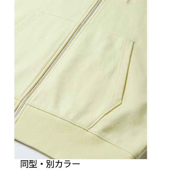 グラミチ パーカー ワンポイントジップフーデッドスウェットシャツ HEATHER ASH (G5SU-J100) gramicci メンズの画像