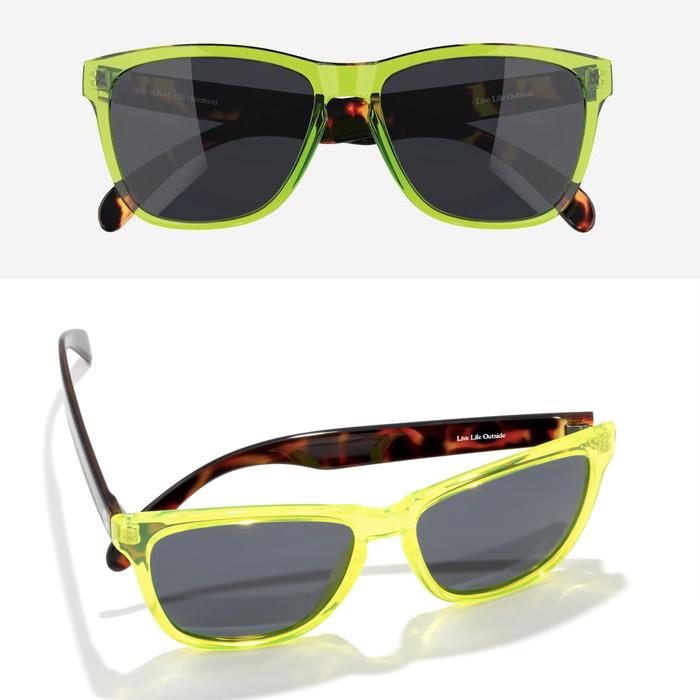 サンスキー 偏光 サングラス ヘッドランド ライムトータスレート