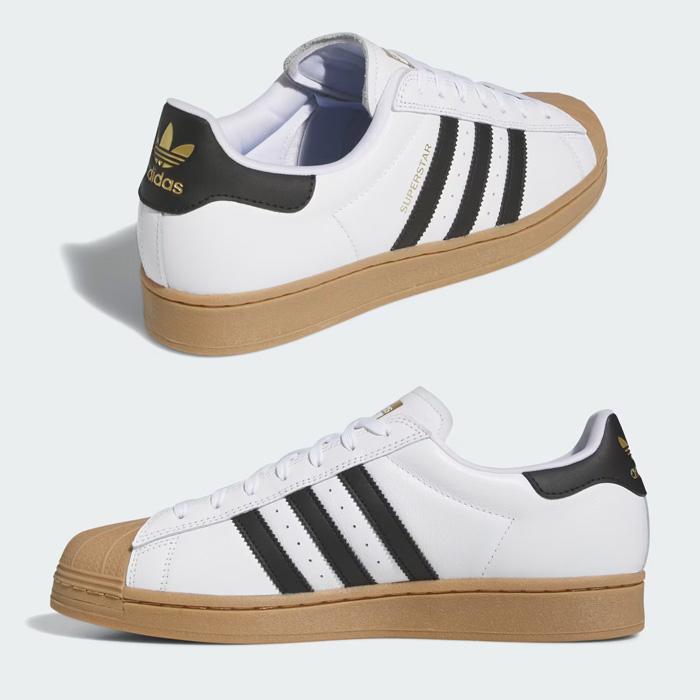 adidas Originals アディダス スーパースター ADV ホワイト / ガム