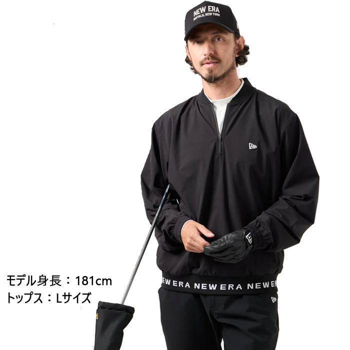 NEW ERA ニューエラ ゴルフウェア 撥水 ウィンドプルオーバー