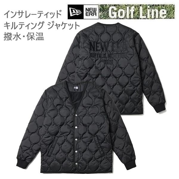 人気【ニューエラ】ゴルフ インサレーティッド キルティング カーディガン M 黒 ニューエラ NEW ERA 【ゴルフ】インサレーティッド カーディガン