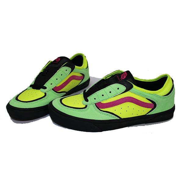 VANS（ヴァンズ） バンズ VANS SKATE ROWLEY / NEON PINK-GREEN