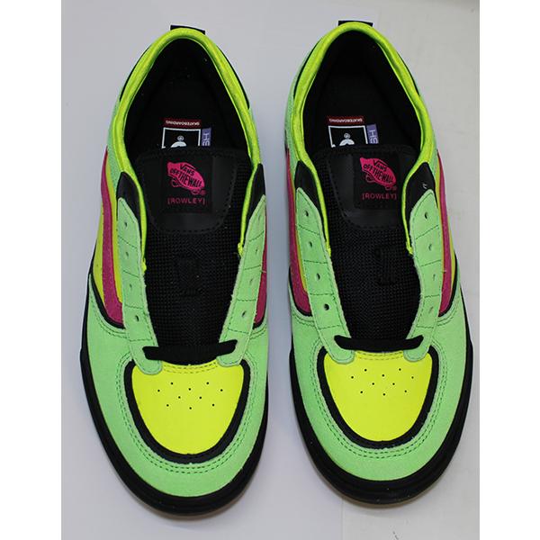 VANS（ヴァンズ） バンズ VANS SKATE ROWLEY / NEON PINK-GREEN